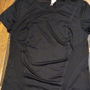 Danskin Women's Short Sleeve Black Tee